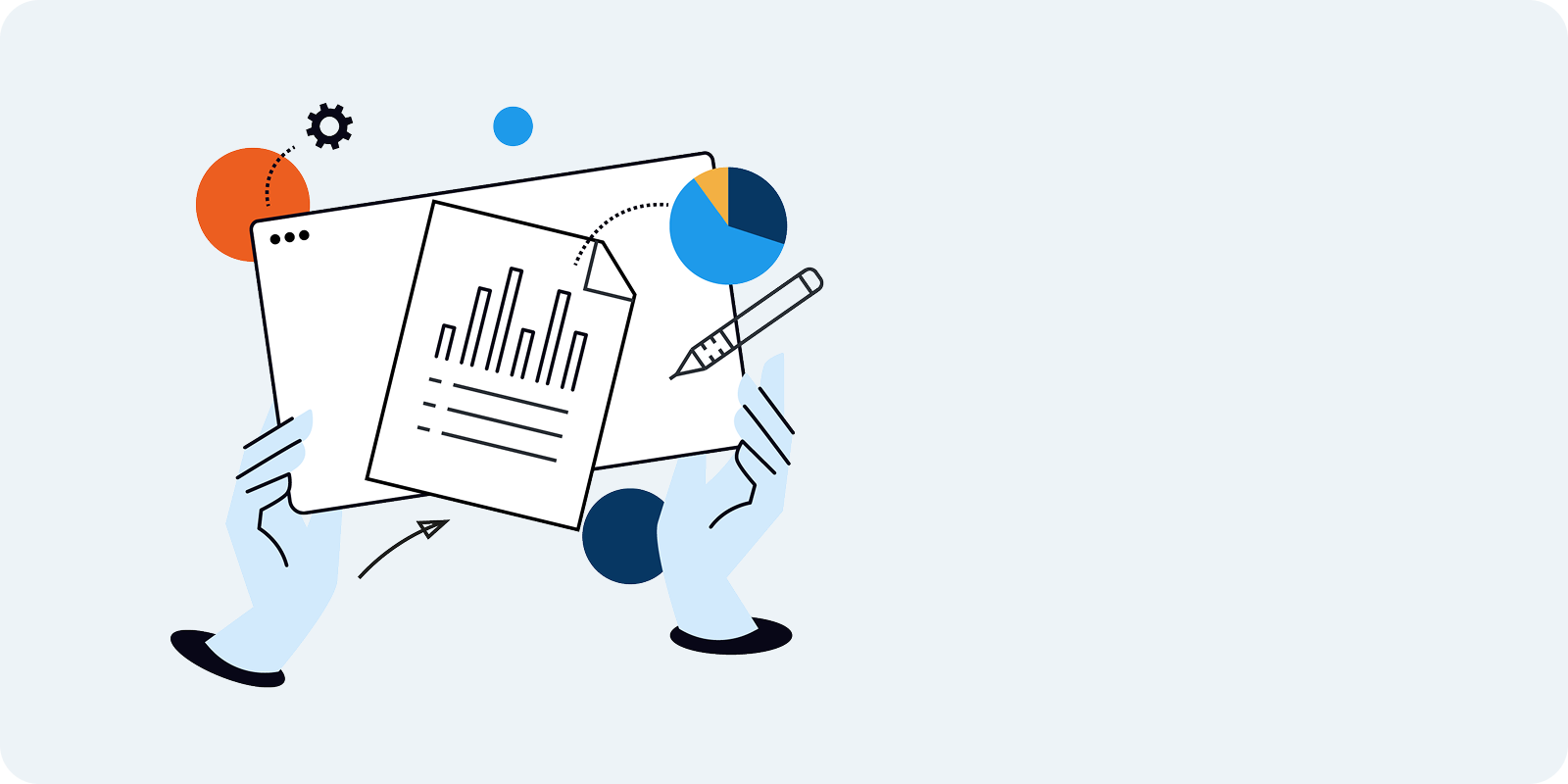 OBSS Apps - Ticketbook Illustrasyon - Effortless Tracking & Reporting 1-1